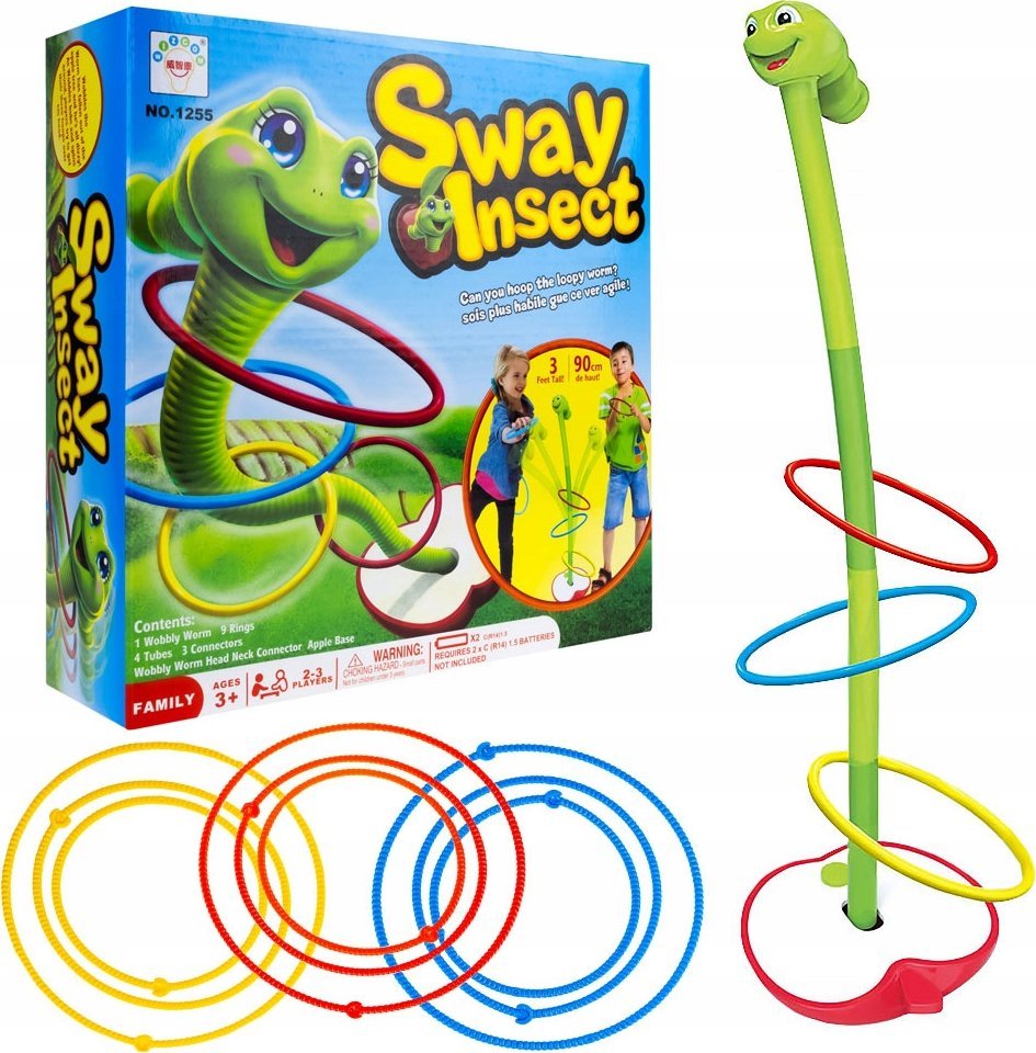 Gra Zręcznościowa Dla Dzieci Robaczek Rzucanie Do Celu Tańczący Robak Ringo