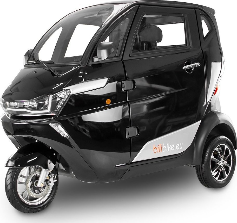 Bili Bike Skuter elektryczny zabudowany MICRO CAR BILI BIKE J1 czarny