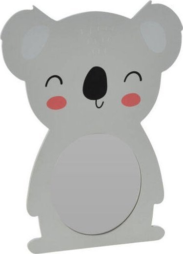 Home Styling Collection Lustro wiszące do pokoju dziecięcego HAPPY, 25 x 35 cm