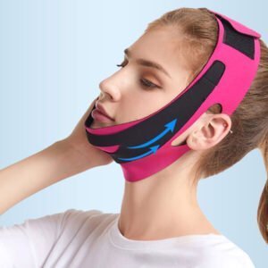 Yeye Maska modelująca owal twarzy V-line Yeye Fuksja