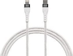 Kabel USB Tracer USB-C - Lightning 1 m Biały (TRAKBK47495)