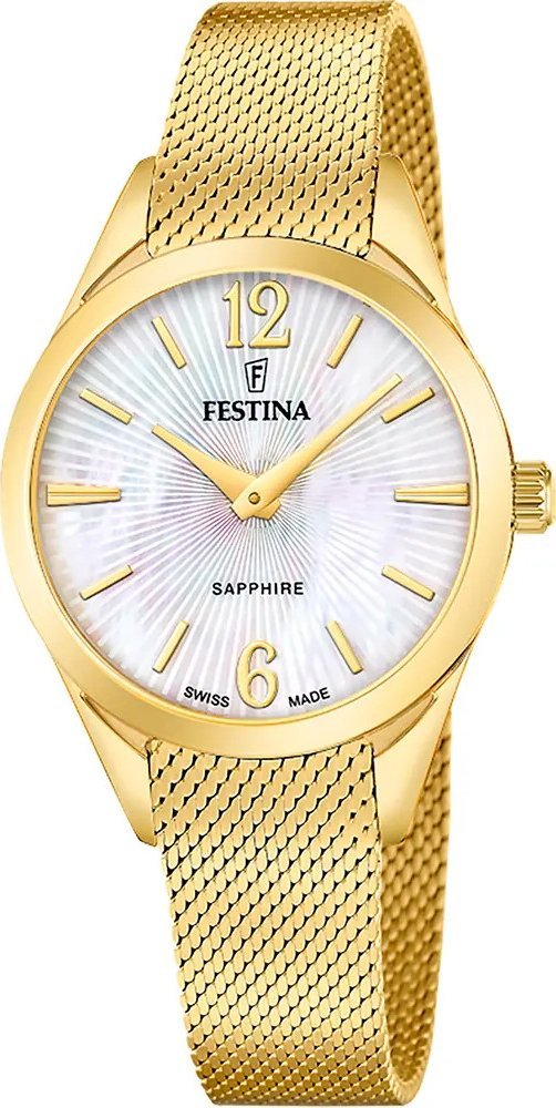 Zegarek damski Festina F20077-1 złoty