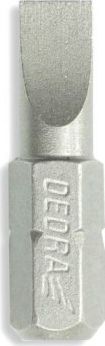 Dedra Końcówki wkrętakowe płaskie SL5.5x25mm, 3szt blister (18A00SL550-03)