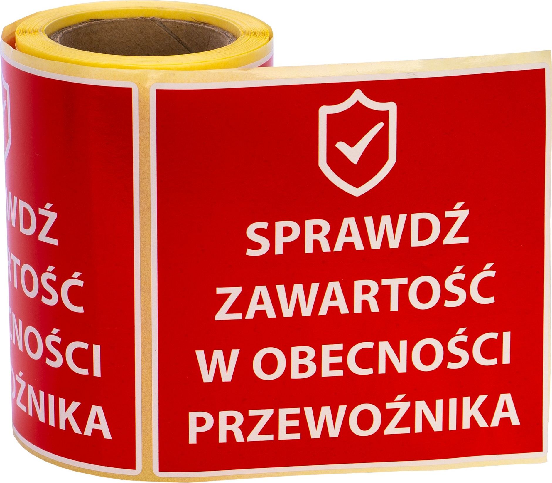 MD Labels Naklejki Etykiety Ostrzegawcze Sprawdź Zawartość 100szt