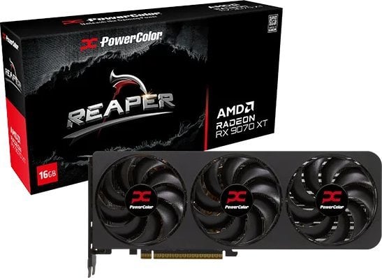 Karta graficzna POWERCOLOR Reaper Radeon RX 9070 XT 16GB GDDR6 (RX9070XT 16G-A)