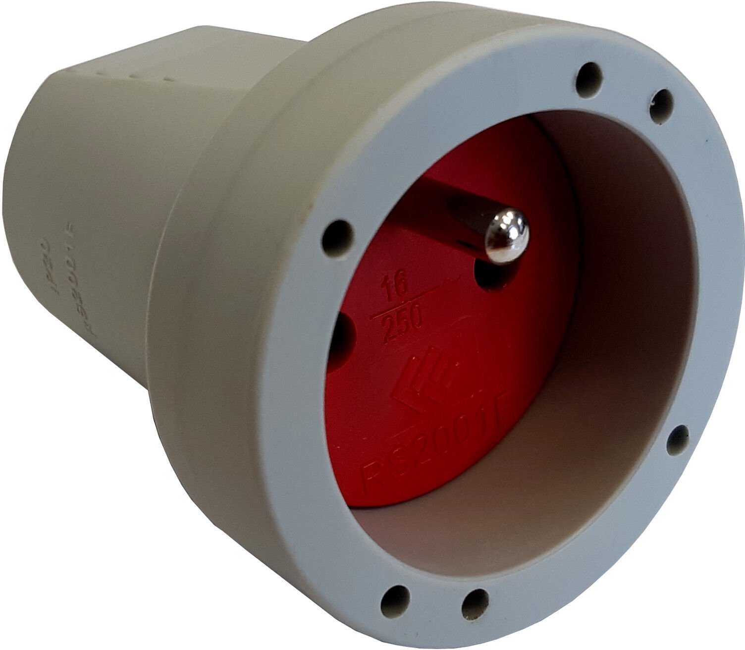 Gniazdo przenośne PCV IP20 250V~ 16 A szare 12138