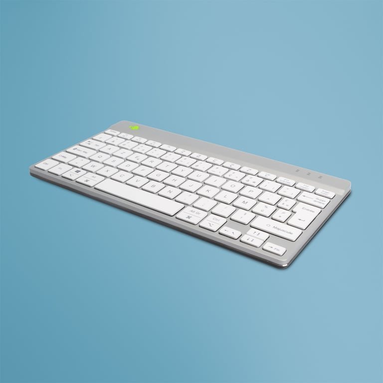Klawiatura R-GO Tools R-Go Tools Compact Break R-Go klawiatura, AZERTY (FR), bluetooth, biała