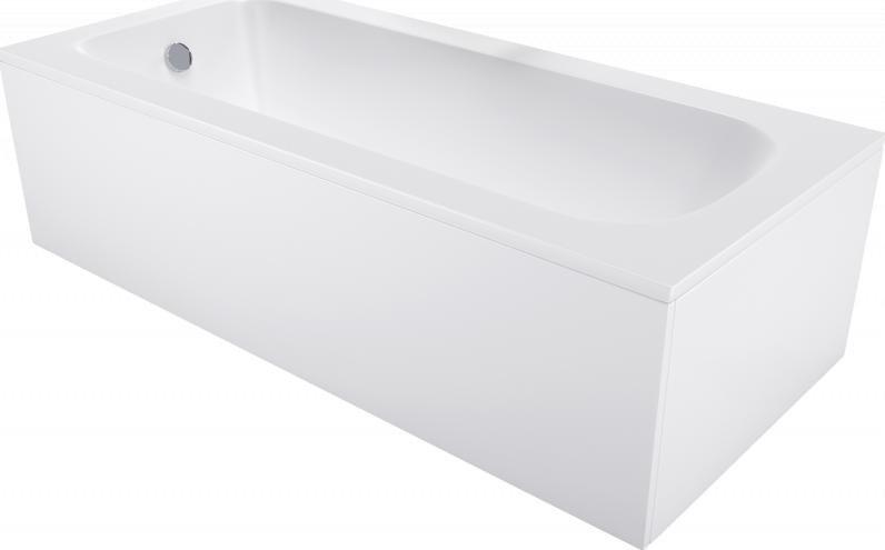 Wanna Mexen Mexen Vega wanna prostokątna 150 x 70 cm z obudową, biała - 55011507000X