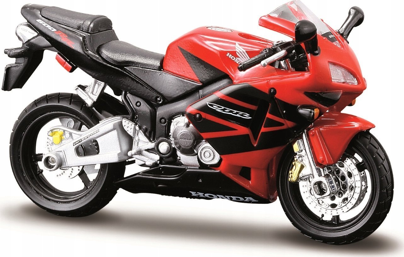 Maisto Model metalowy motocykl Honda CBR 600RR z podstawką 1/18