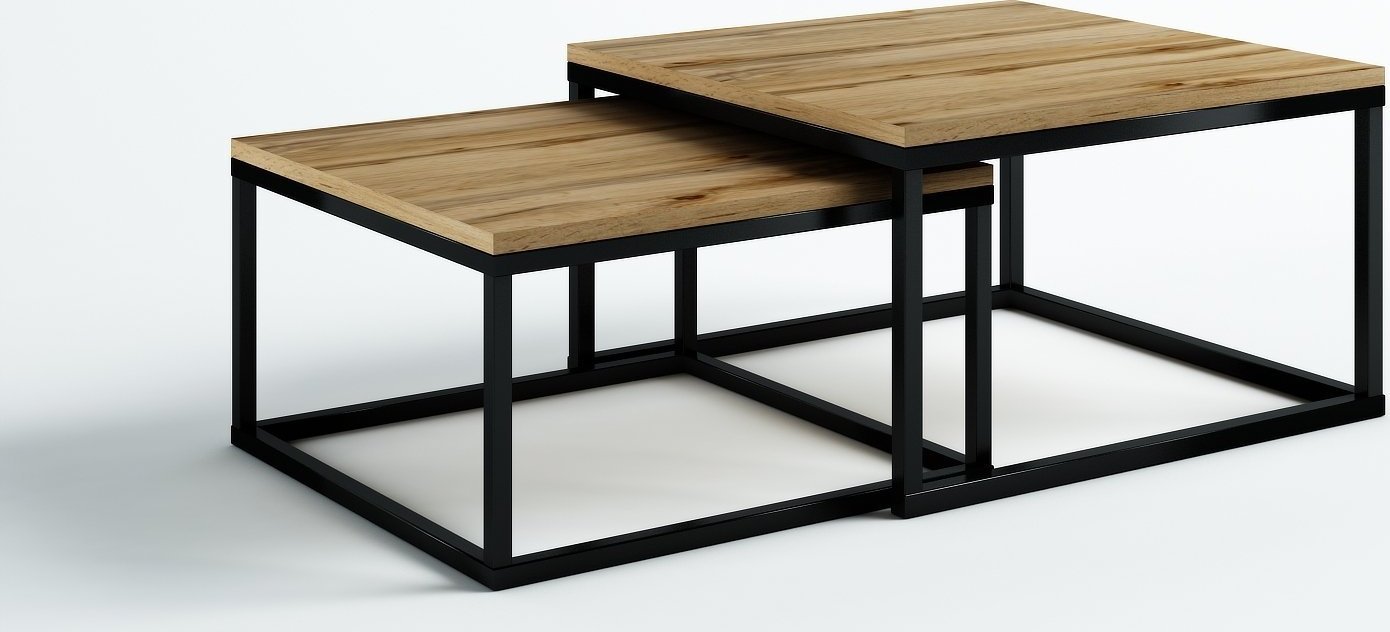 artmeble24 STOLIK KAWOWY ŁAWA METALOVE 2 LOFT STYL INDUSTRIAL