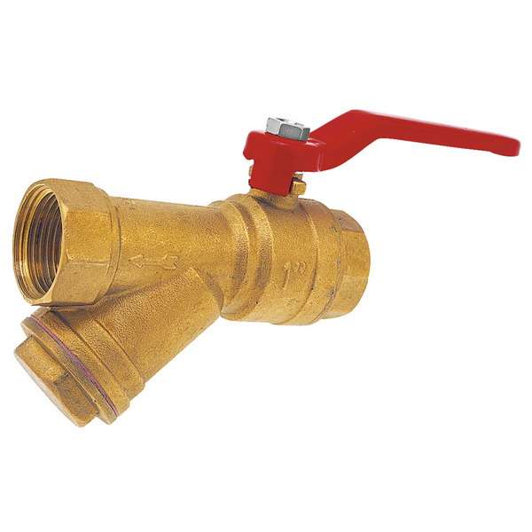 Ferro Zawór kulowy wodny z filtrem skośnym 5/4" KZF4