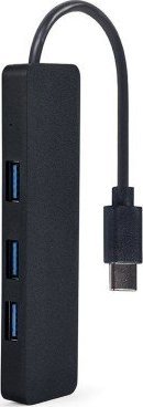 HUB USB Gembird GEMBIRD HUB USB 3.1 (GEN 1) TYPU C 4-PORTOWY, CZARNY