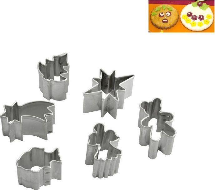 Orion Wykrawacz foremka do ciastek pierników ŚWIĘTA 6el. uniwersalny