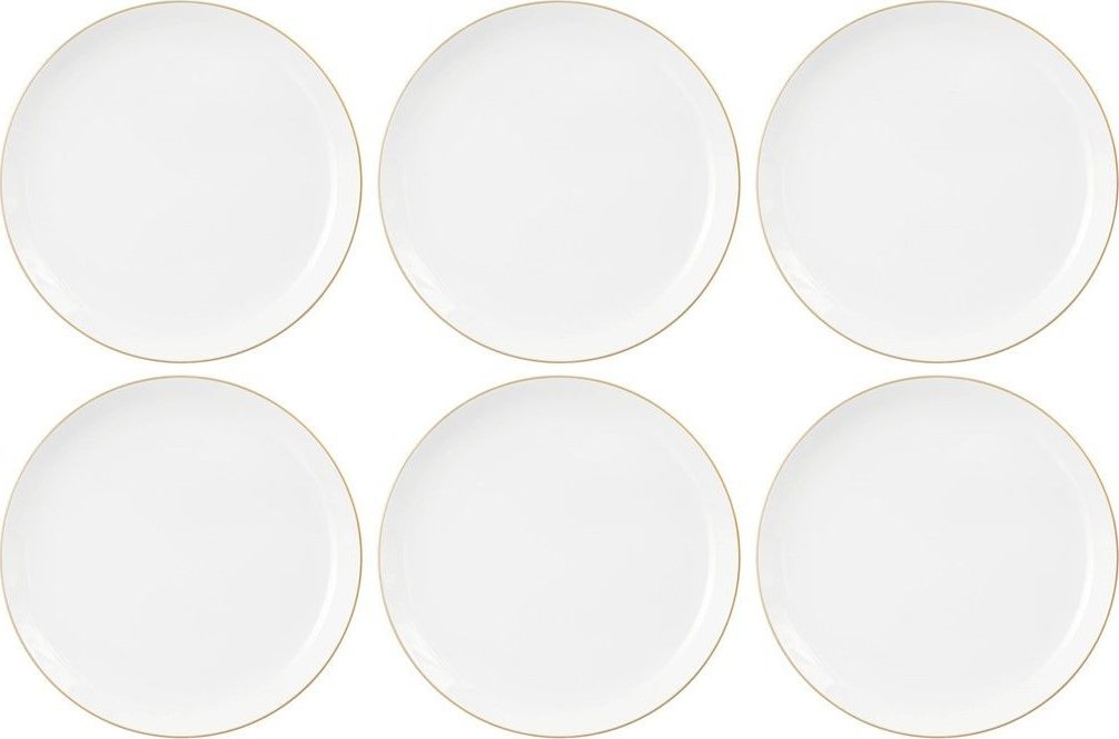 Komplet talerzy dla 6 osób porcelanowych obiadowych 27.5 cm - Seltmann Weiden