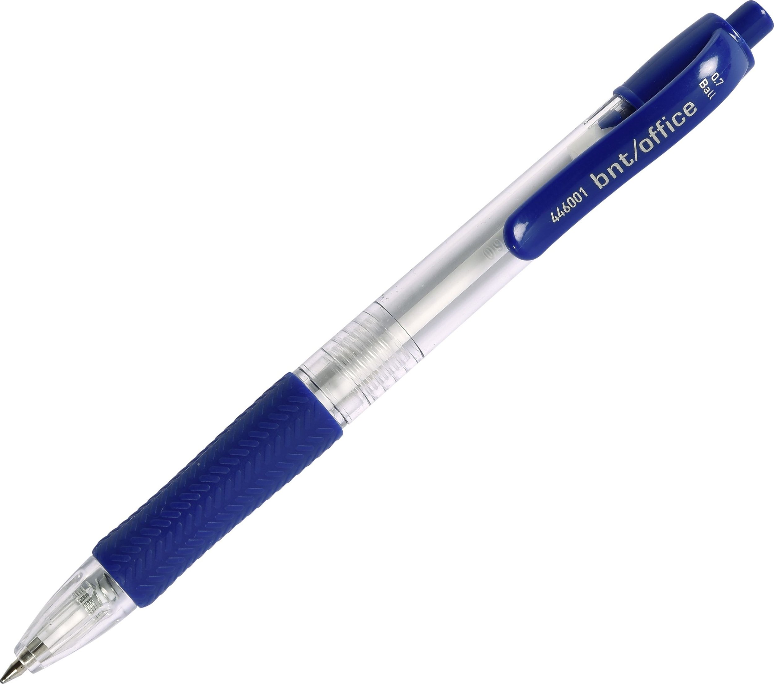 Stickn Kuglepen m. trykknap blå stregbredde 0,7mm - (50 stk.)