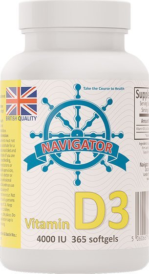 NAVIGATOR Witamina D3 4000 IU 365 kaps.