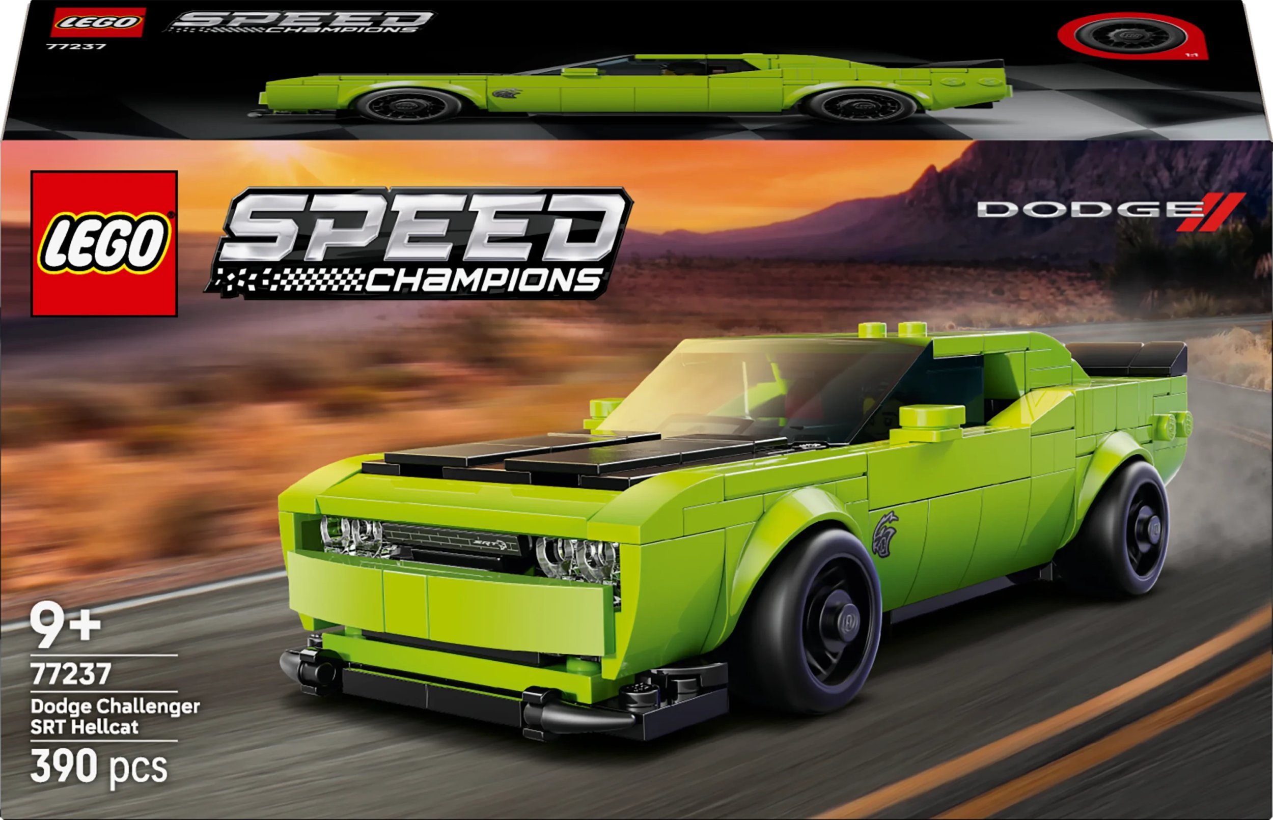 Speed champions Samochód sportowy Dodge Challenger SRT Hellcat (77237)