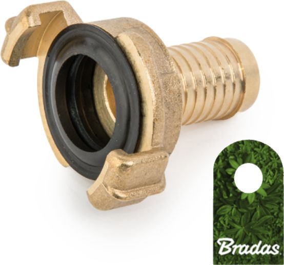 Bradas Złącze kłowe GEKA 1/2" złącze choinkowe 13mm MOSIĄDZ BR-GK101 BRADAS 4672