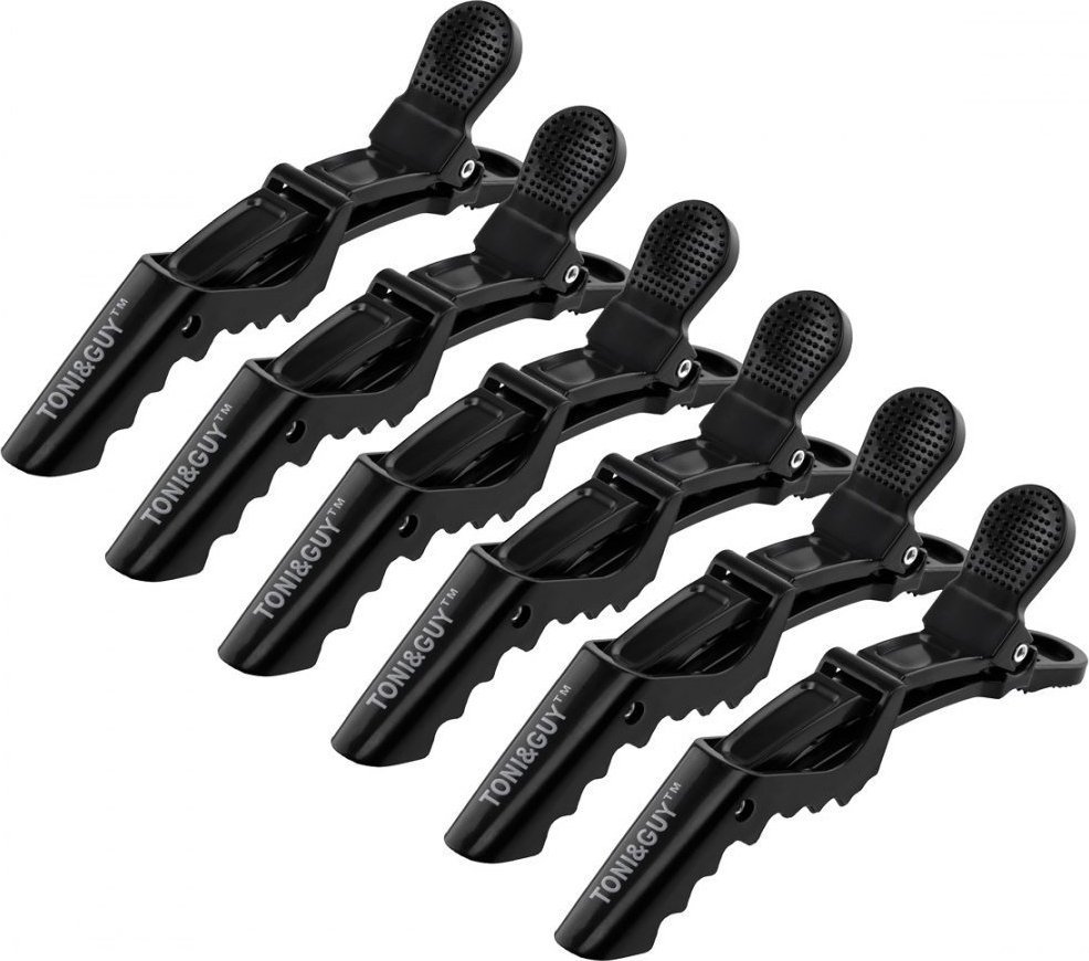 Activeshop Klamry fryzjerskie do włosów krokodylki E-06 6 szt.