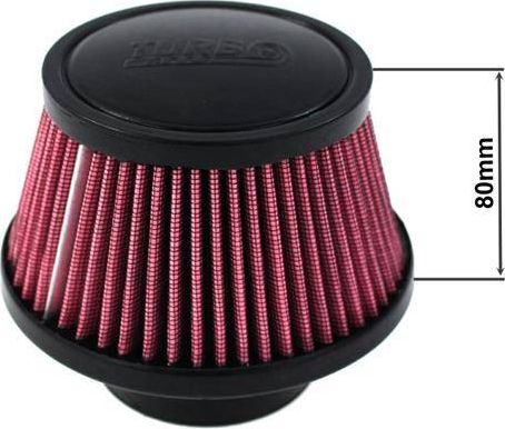 TurboWorks_F Filtr stożkowy TURBOWORKS H:80mm OTW:80-89mm Purple