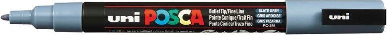 Uni MARKER PLAKATOWY UNI POSCA PC-3M CIEMNO-SZARY