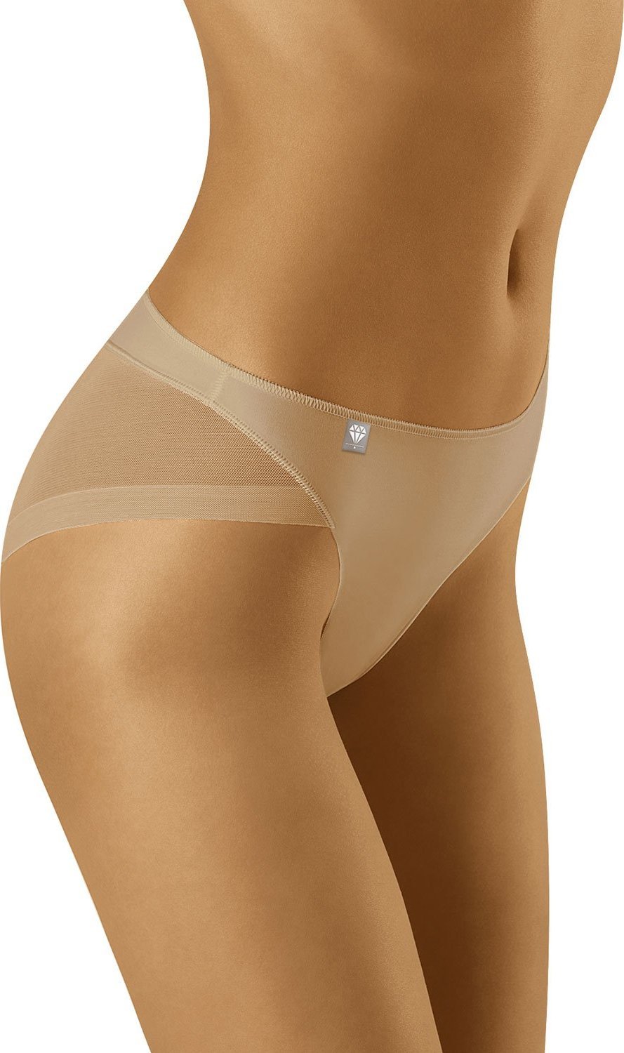 Wolbar Wol-Bar Diamond 3517 beżowy S Majtki figi