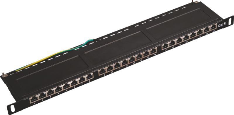 Alantec Patch panel 19" 0.5U OPTIMUM 24x RJ45 STP kat.5e (PK031)