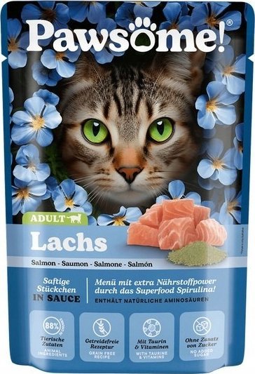 Pawsome Adult łosoś saszetka 85g