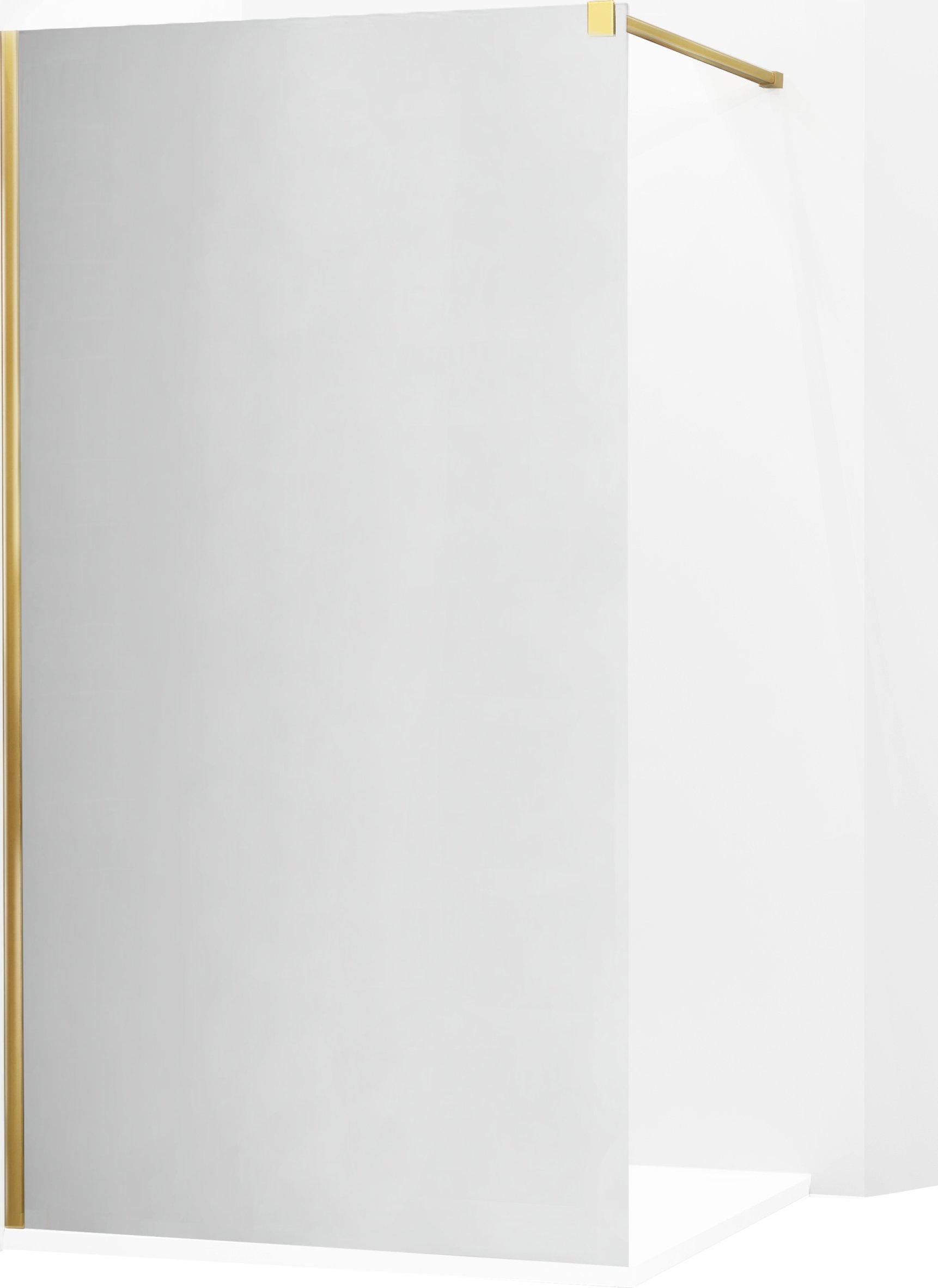 Mexen Mexen Kioto ścianka prysznicowa 70 x 200 cm, lustro 8 mm, złoty - 800-070-101-50-50