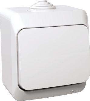 Schneider Electric Cedar Plus Łącznik schodowy biały IP44 (WDE000560)