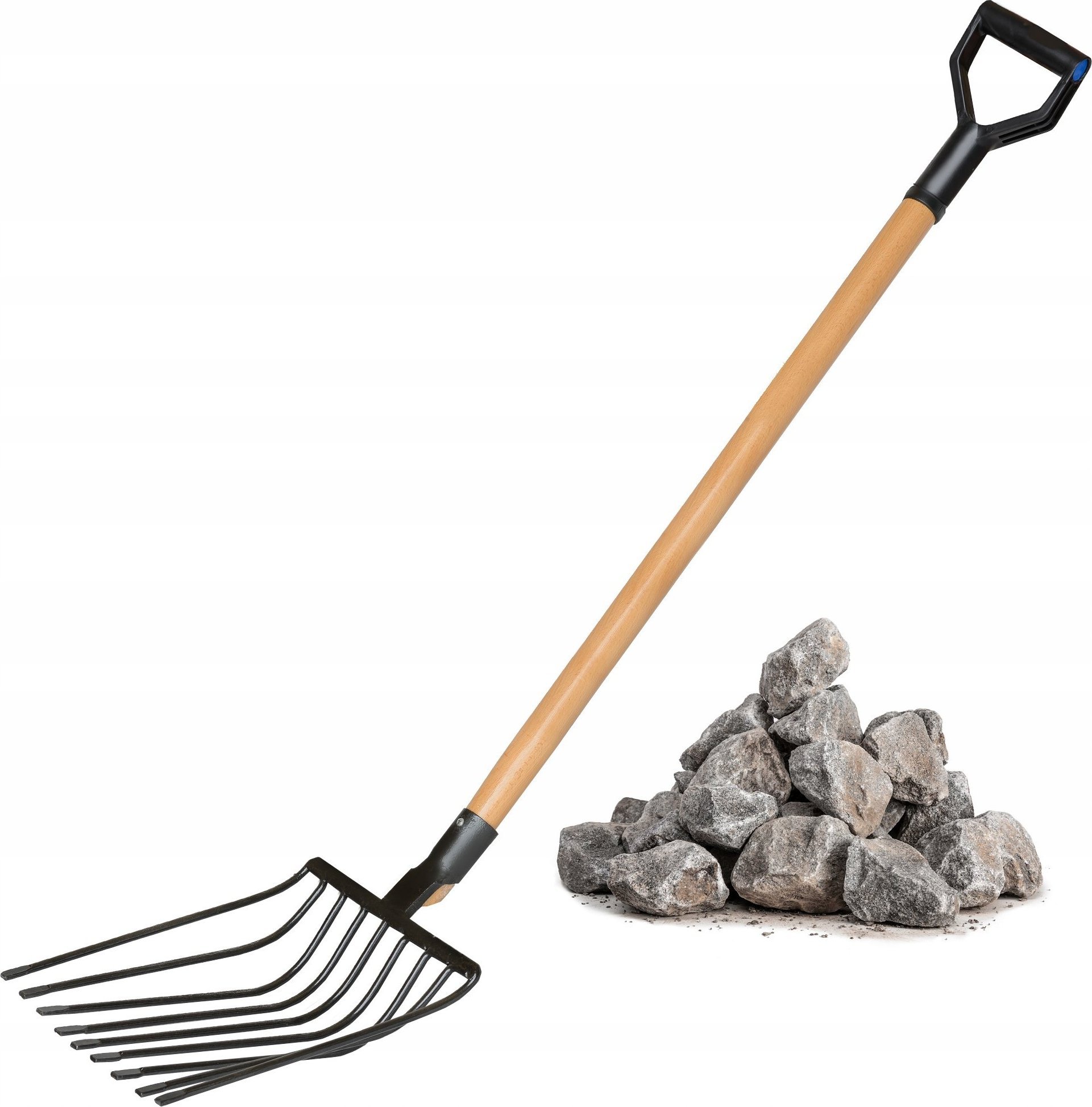 Kadax Widły Gable Do Buraków Ziemniaków Kamienia 9 Zębów