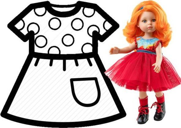 paola reina PAOLA REINA Ubranko dla lalek 32 cm 54522