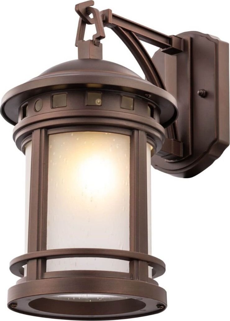 Kinkiet Maytoni Kinkiet ścienny ogrodowy Salamanca O031WL-01BR lampion brązowy