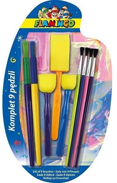 Zestaw pędzli 9szt
