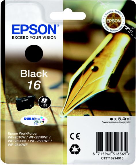 Tusz Epson Tusz C13T16214022, T162140 (black)