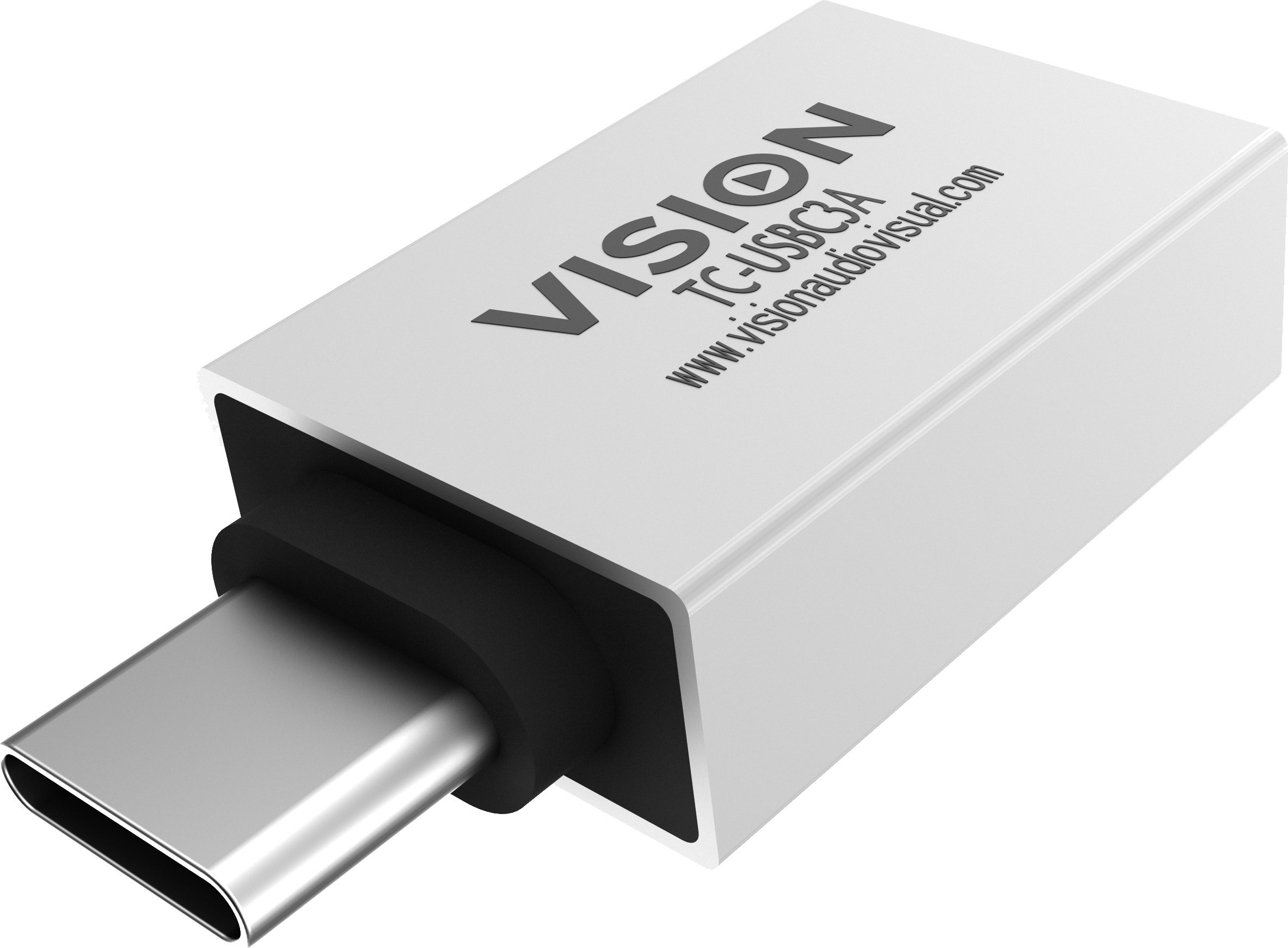 Adapter USB Vision VISION Professional installationstauglicher Adapter USB-C zu USB-A - 30 JAHRE GARANTIE - lasst sich an USB-C anschliessen und hat e