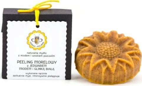 Alkotest MIODOWA MYDLARNIA_ Mydło z woskiem pszczelim Peeling Morelowy 85g