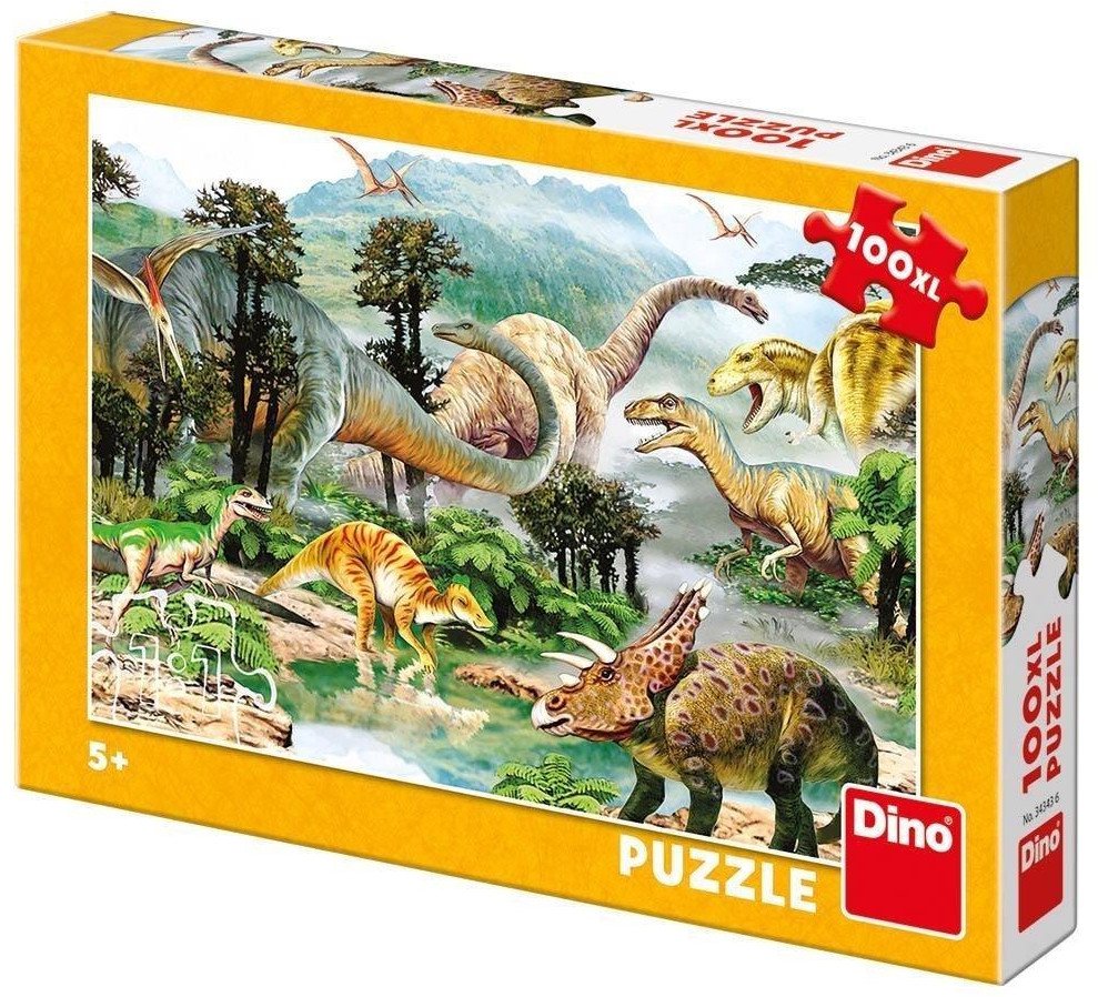 Puzzle 100 XL Dinozaury