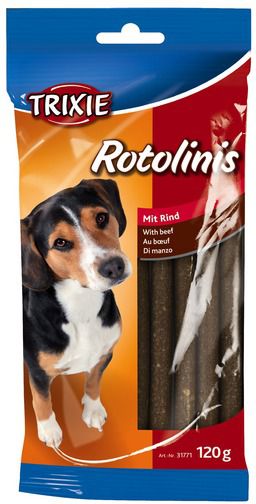 Trixie PAŁECZKI DLA PSA Z WOŁOWINY ROTOLINIS 12SZT/120g