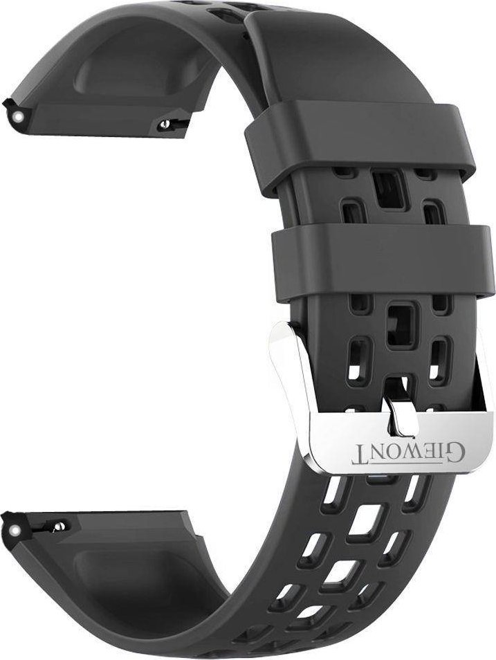 Giewont Pasek do Smartwatch Giewont GW440 Silikonowy CZARNY GWP440-1