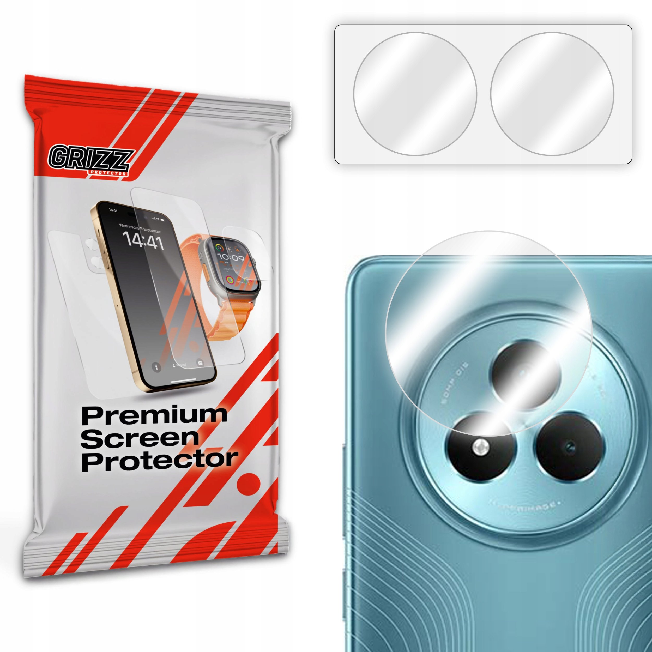 Szkło na aparat GrizzGlass HybridGlass Camera do Realme Narzo 80 Pro