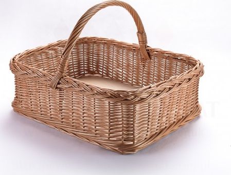 Wiklinowy Świat Taca wiklinowa prostokątna, denko ze sklejki