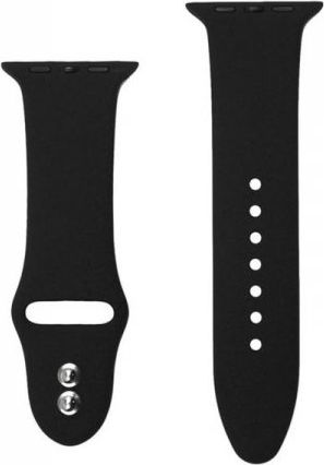 Crong Crong Liquid Band - Pasek Apple Watch 42/44 mm (czarny)