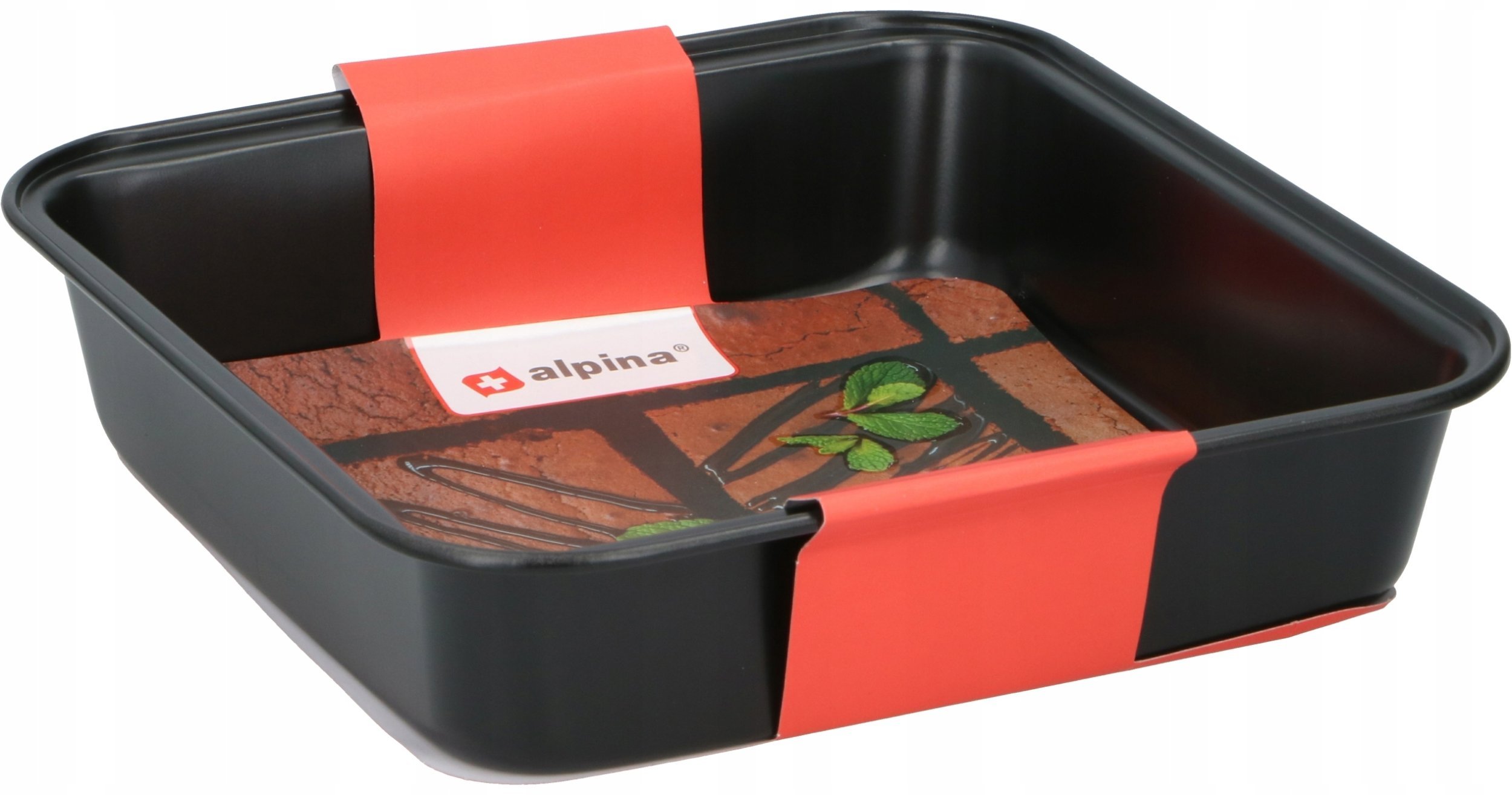 Alpina - Kwadratowa forma do pieczenia z powłoką nieprzywierającą 23x22x5 cm