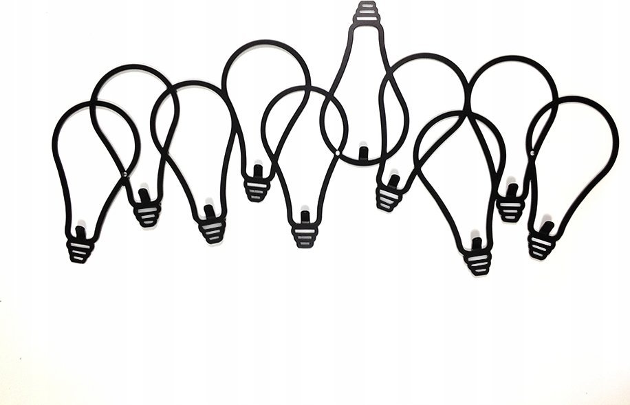 Decolicious Wieszak ścienny BULBS