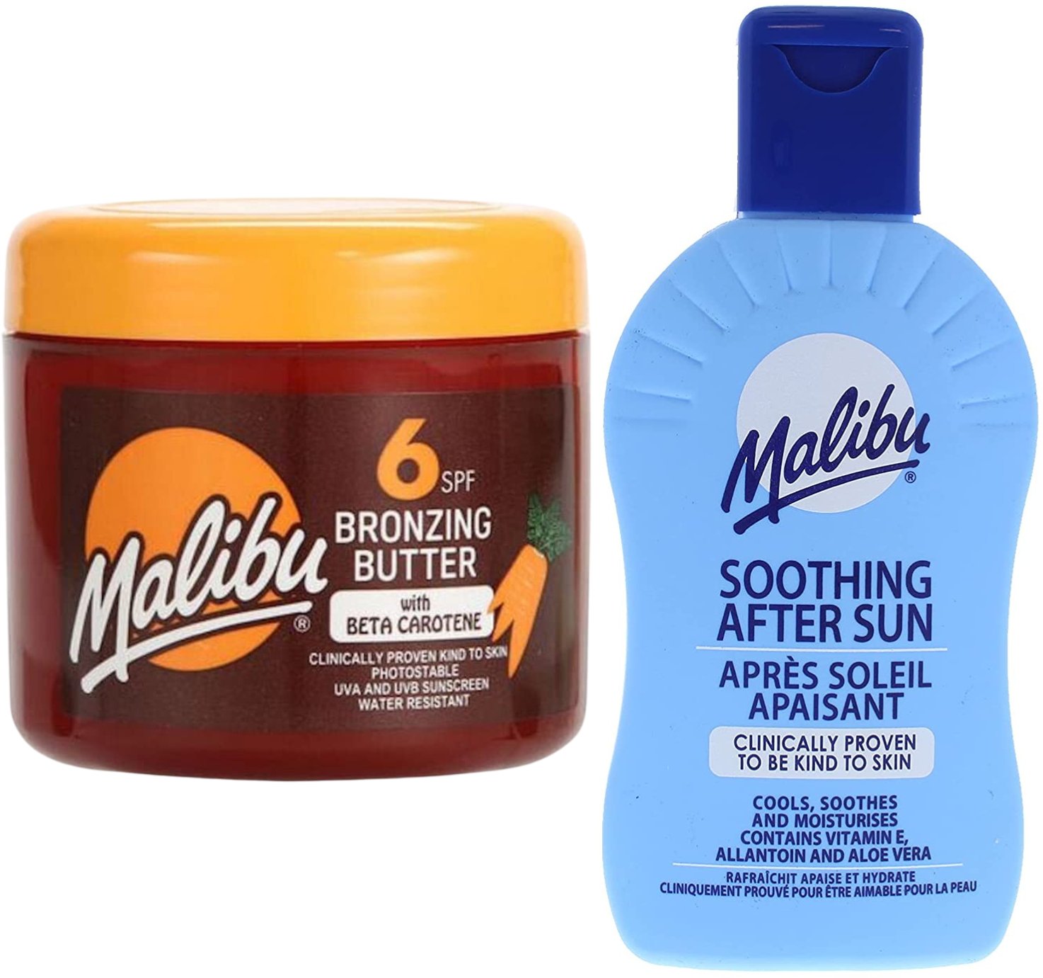 Malibu Przyspieszacz Opalania SPF6 + Balsam Po Opalaniu 200ml
