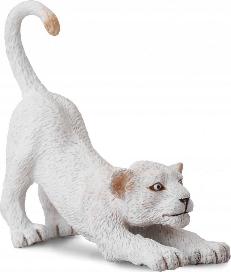 Figurka Collecta COLLECTA FIGURKA BIAŁE ROZCIĄGAJĄCE SIĘ LWIĄTKO