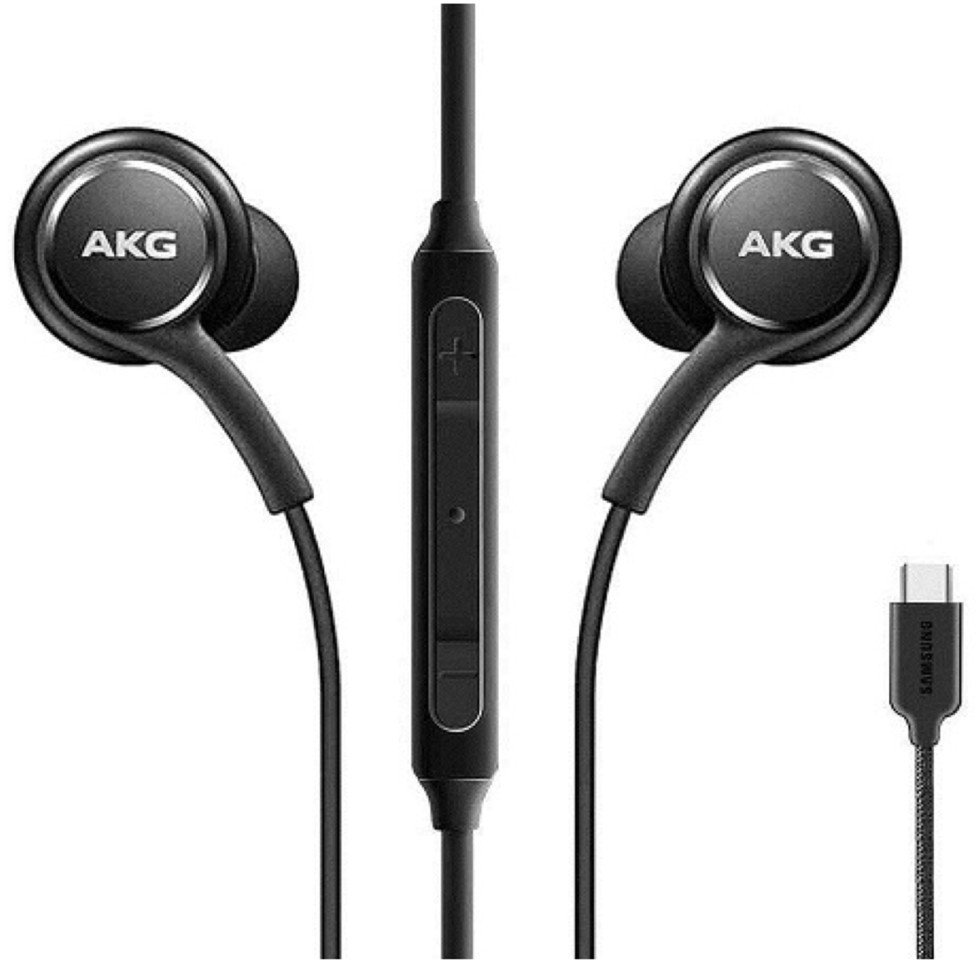 Słuchawki dokanałowe Samsung AKG przewodowe USB-C, czarne