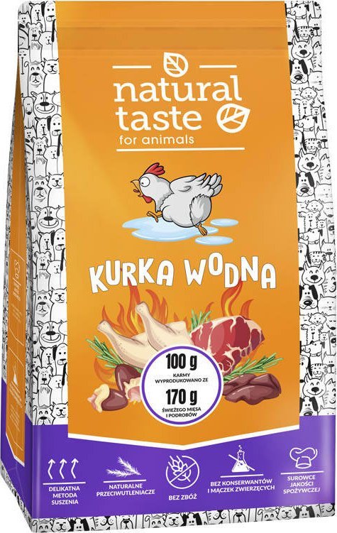 Karma suszona dla psa Natural Taste Kurka Wodna 5 kg
