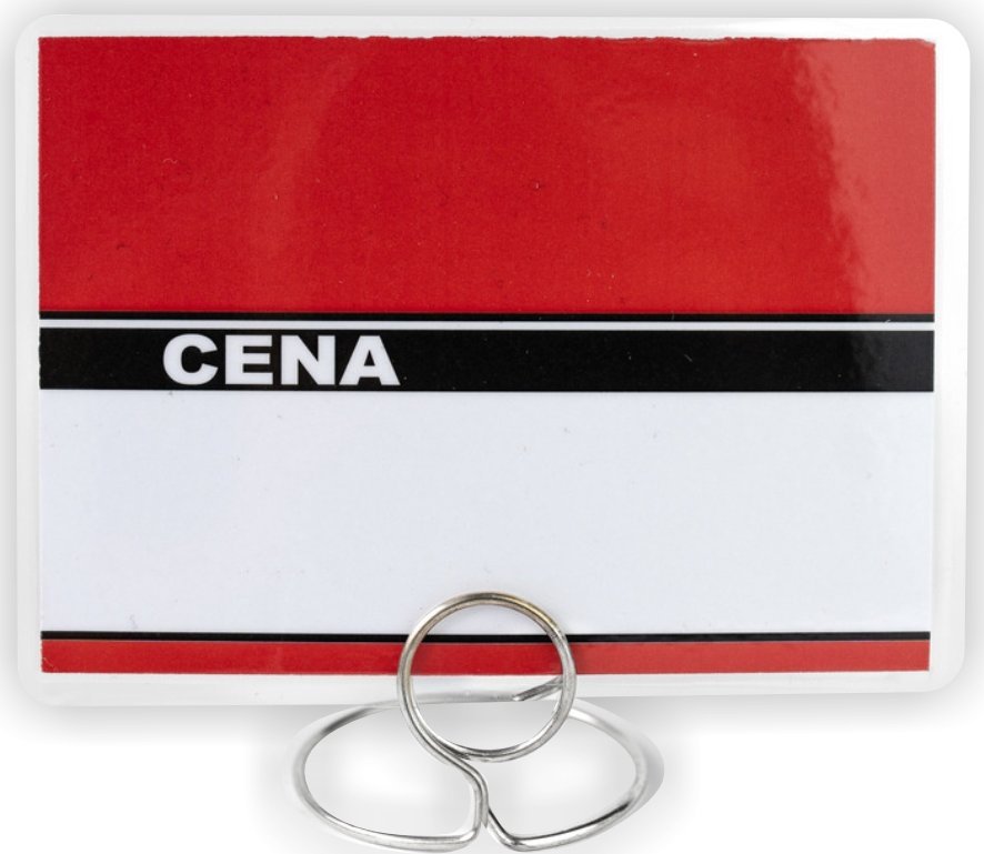 StudioCen Cenówki laminowane (65x65) - czerwone - a'50